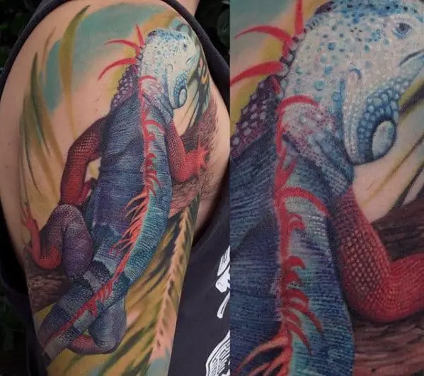 guys-iguana-tattoo-designs