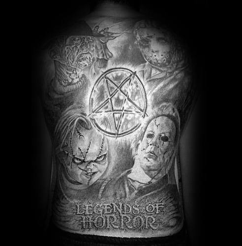 Sketches Tattoo on the Theme of Horror  Татуировка мужчина Страшные  татуировки Популярные татуировки