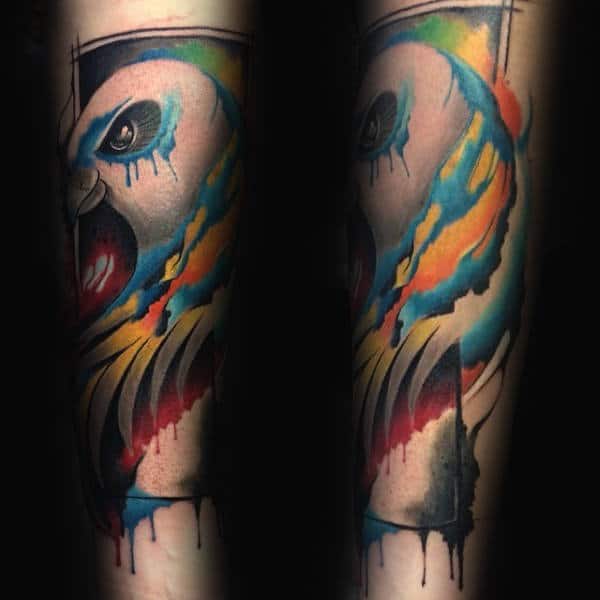 abstract-falcon-watercolor-mens-forearm-tattoo