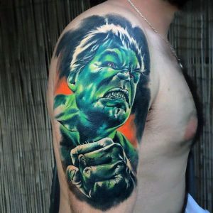 Top 30 Incredible Hulk Tattoos For Men - Lazy Penguins