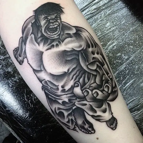 angry-grey-hulk-tattoos-male-forearms