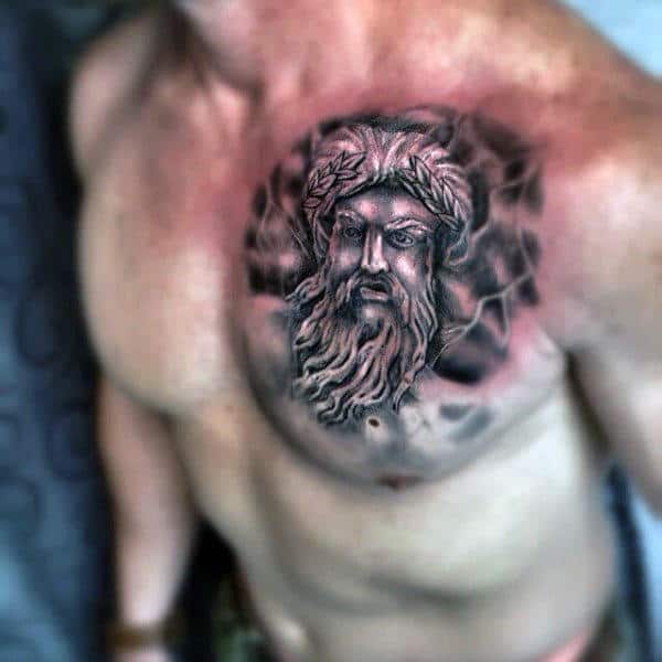 Zeus Realistic Sleeve Tattoo  TATTOOGOTO