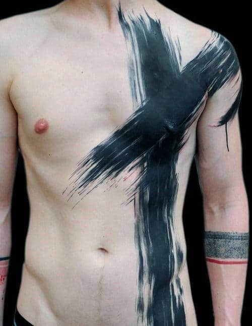 30 Cross Tattoo Designs for Men  Meaning  The Trend Spotter