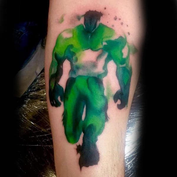 green-painted-tattoo-hulk-male-forearms