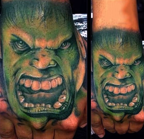 guys-hands-open-mouthed-hulk-tattoo