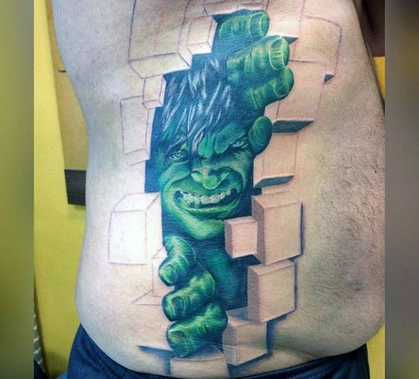 hulk-breaking-through-blocks-tattoo-male-torso