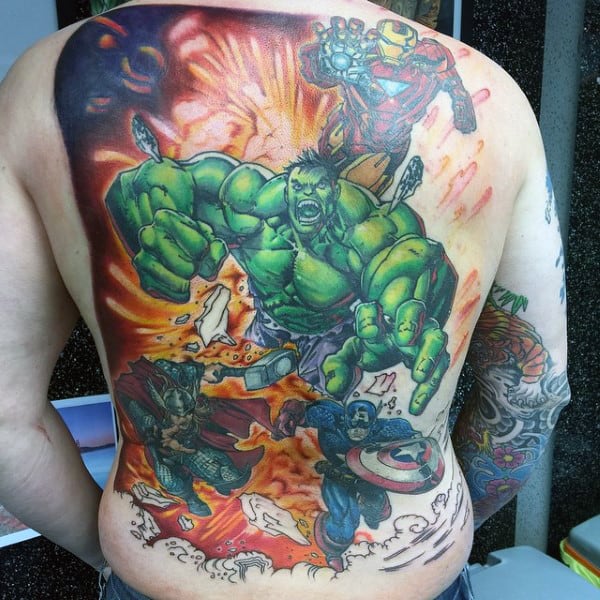 hulk-causing-damage-tattoo-male-full-back