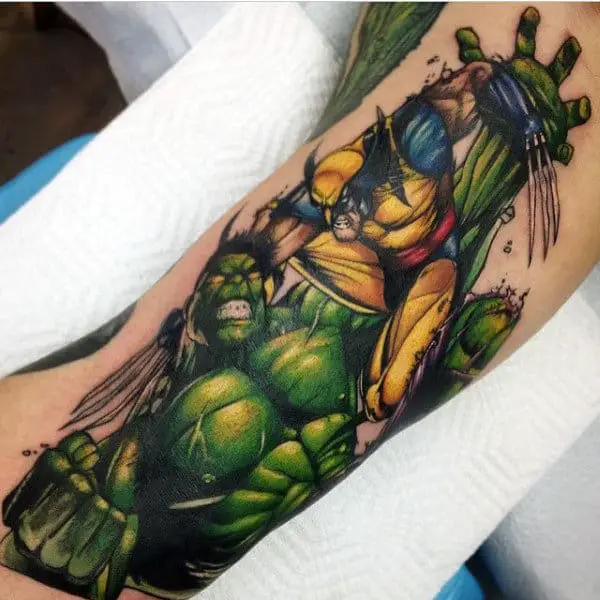 hulk-in-fight-tattoo-male-forearms