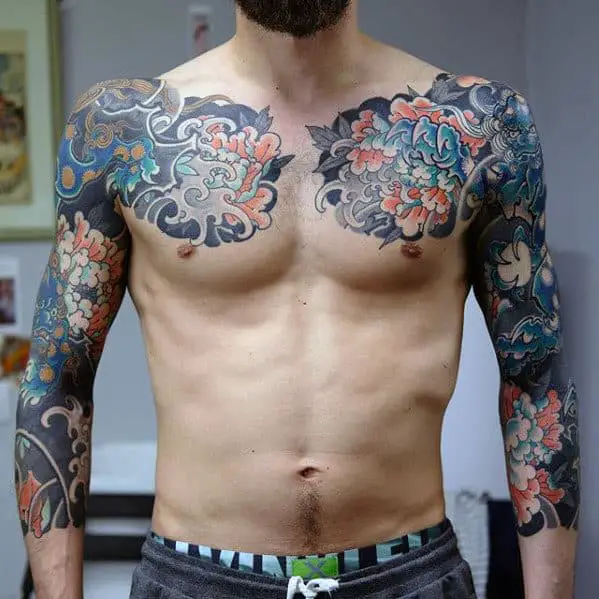 incredible-half-sleeve-japanese-flower-tattoo-ideas-for-men