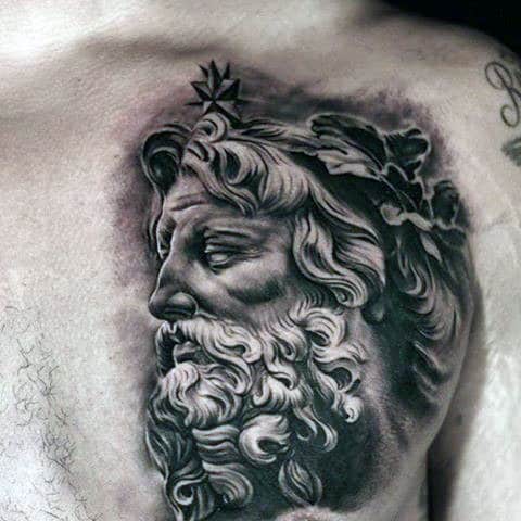 realistic-dark-greek-god-tattoo-on-chest-for-men