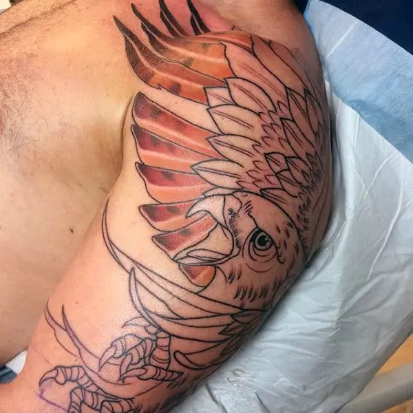 upper-arm-male-falcon-tattoo-designs