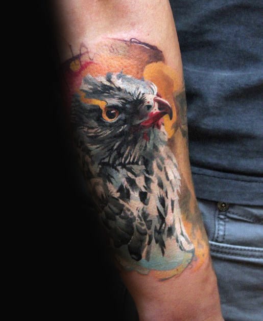 Top 30 Falcon Tattoos For Men  Lazy Penguins