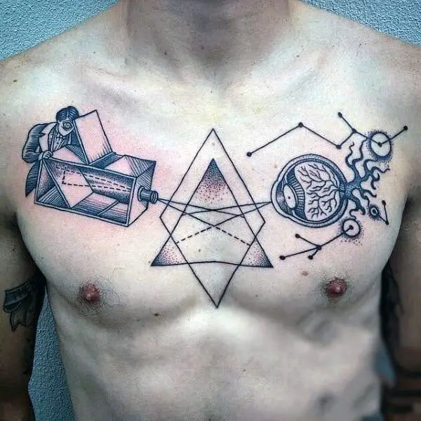 guys-science-constellation-chest-tattoo-in-black-ink-with-linework