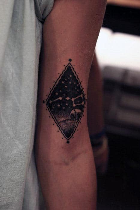 mens-small-arm-big-dipper-black-ink-tattoo-design