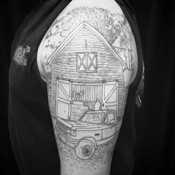 60 Farming Tattoos For Men  Agriculture Design Ideas