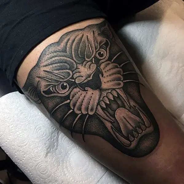 125 Black Panther Tattoos To Boost Feelings Of Safety