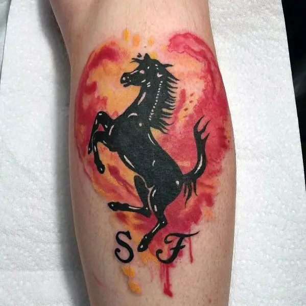 amazing-mens-ferrari-tattoo-designs