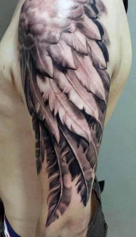 angel-arm-half-sleeve-tattoos-for-men