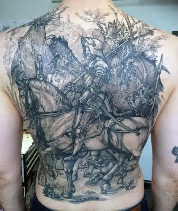 knight back tattooTikTok Search