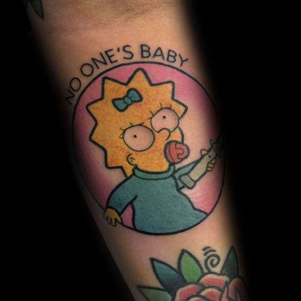 gentleman-with-baby-simpsons-tattoo