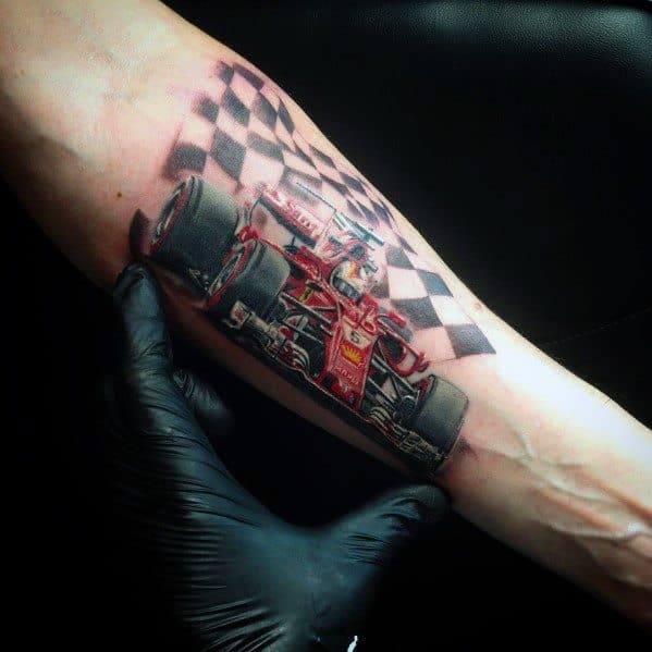 50 ferrari tattoo ideas for men italian sports car designs – Artofit