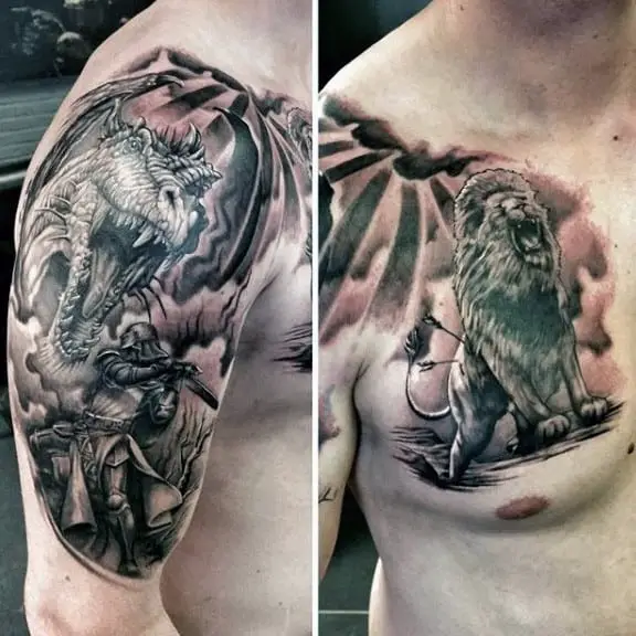 101 Amazing Knight Tattoo Designs You Need To See  Outsons