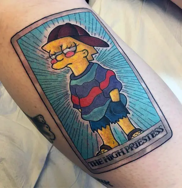 impressive-male-lisa-simpsons-tattoo-designs