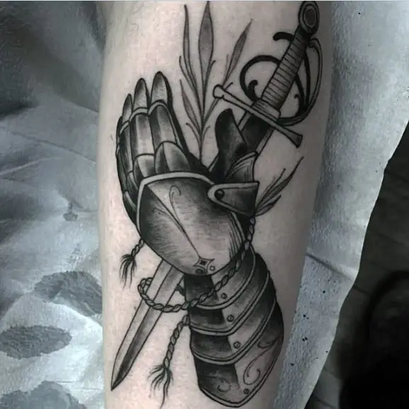 knight-hand-armor-holding-sword-mens-tattoo