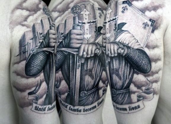 Tattoo of Templars Knights Castles