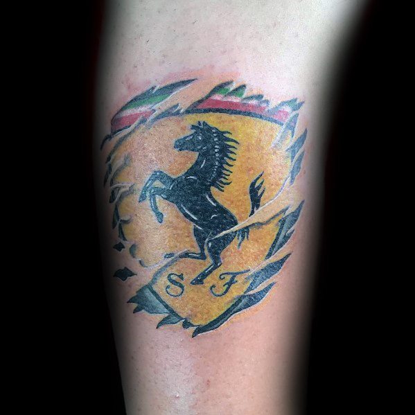 man-with-ferrari-tattoo-design