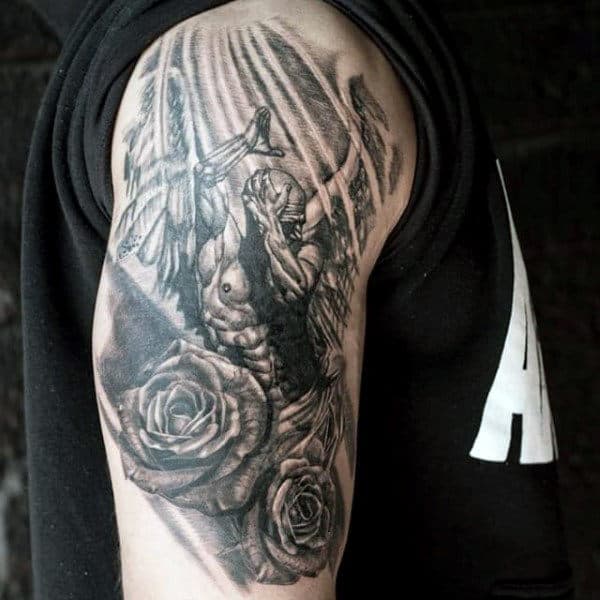 mens-angel-tattoo-ideas