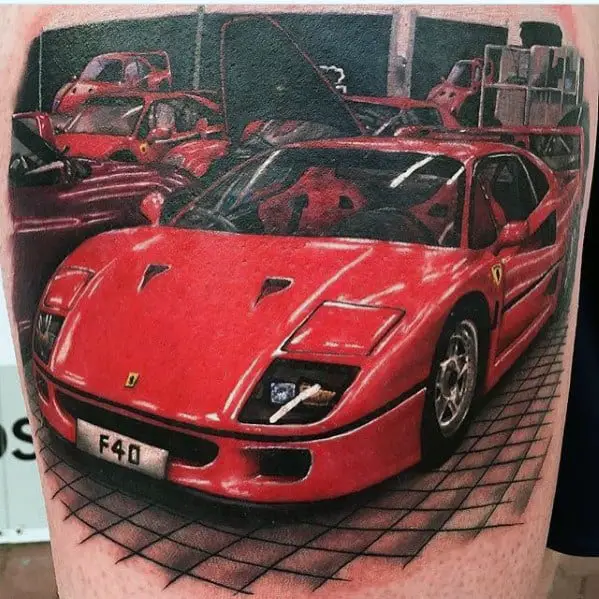 mens-ferrari-tattoo-ideas