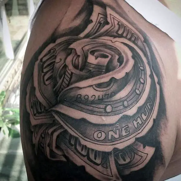 shoulder-money-rose-tattoos-for-guys