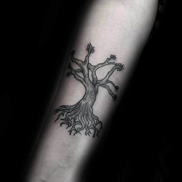 125 Tree Tattoos On Back  Wrist with Meanings  Wild Tattoo Art  Family tree  tattoo Tree tattoo forearm Roots tattoo