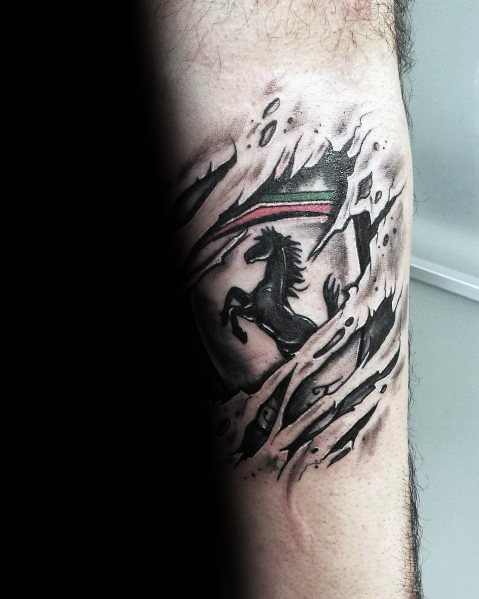 unique-ferrari-tattoos-for-men