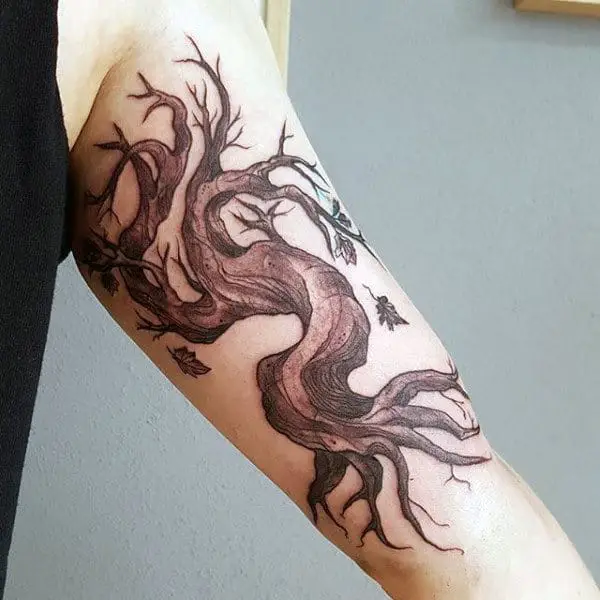 windy-tree-roots-mens-arm-tatoo-designs