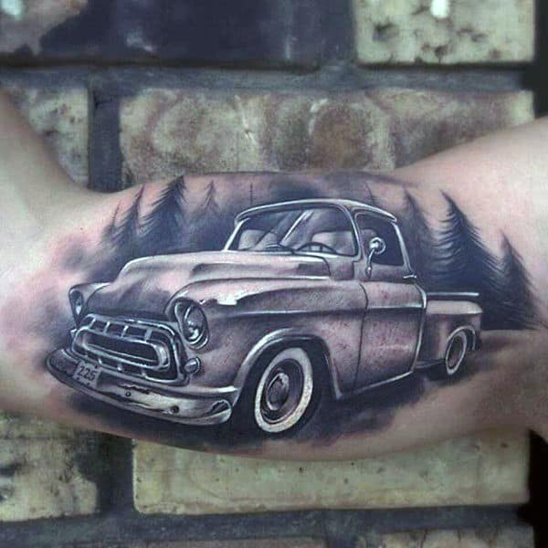 Pin by Arturo Reyes on Chevy trucks  Truck tattoo Tattoos Chevy trucks