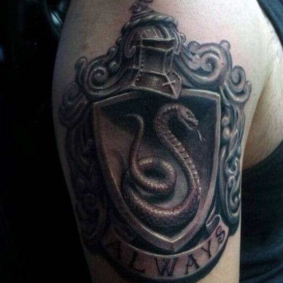 3d-snake-shield-guys-arm-tattoo