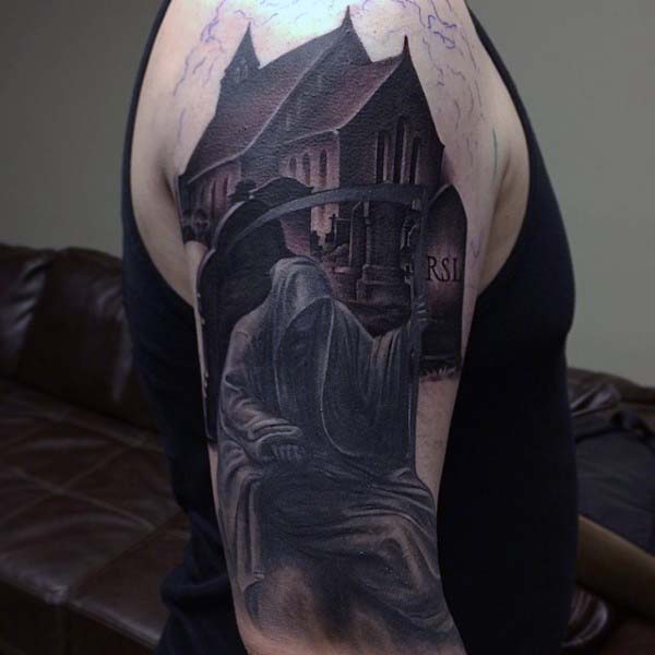 92 Meaningful Designs Of The Grim Reaper Tattoo