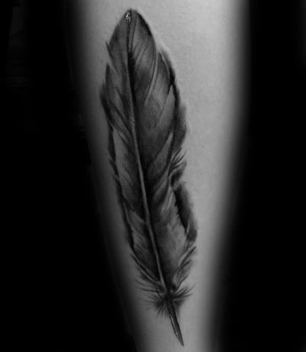 male-realistic-shaded-black-and-grey-ink-forearm-tattoo-with-quill-design