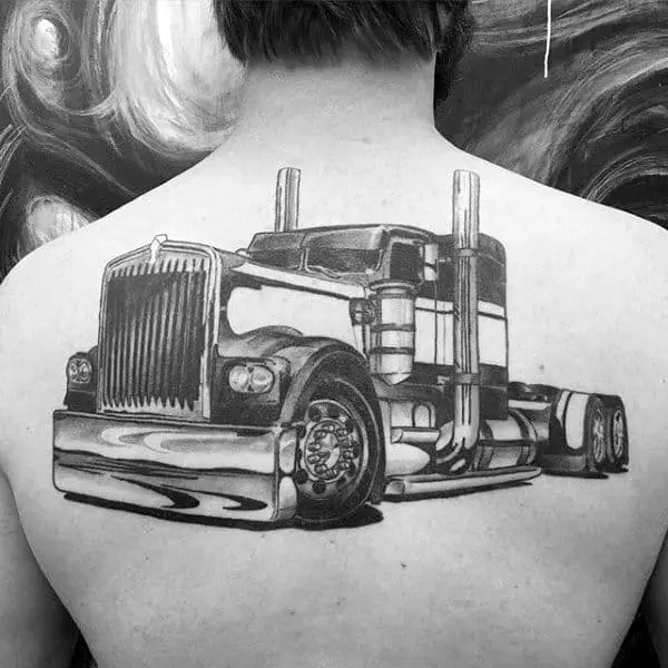 manly-semi-truck-mens-back-tattoos