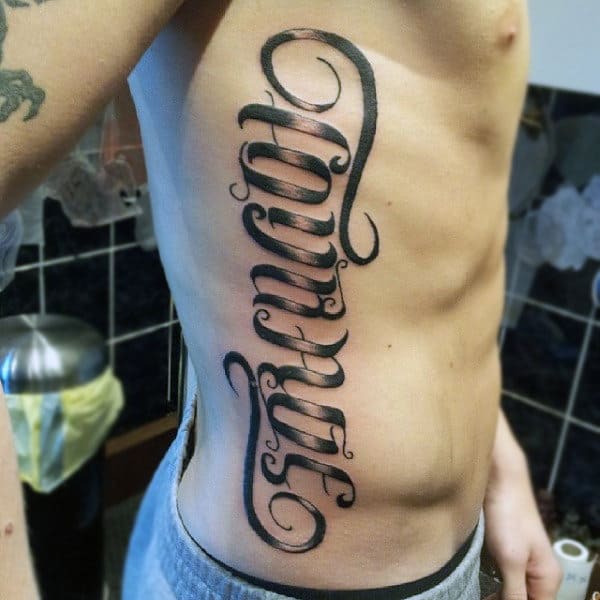 mens-rib-cage-side-ambigram-tattoos