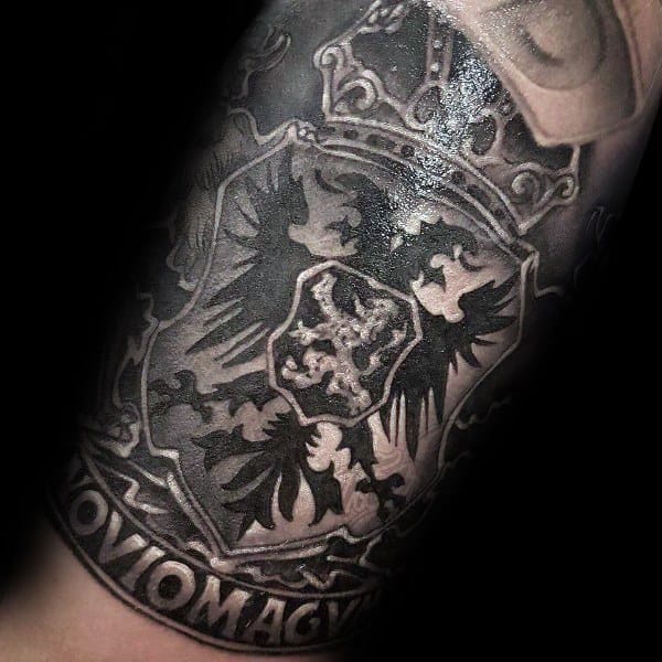 mens-shield-eagle-tattoo-on-arm