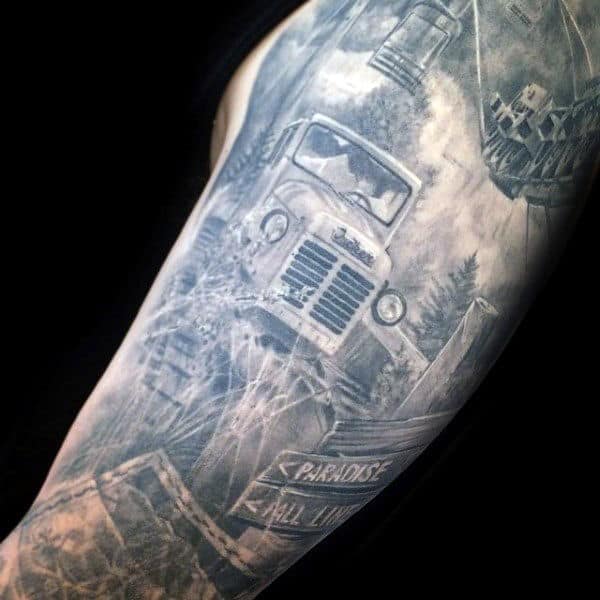 old-truck-in-the-woods-mens-sleeve-tattoos