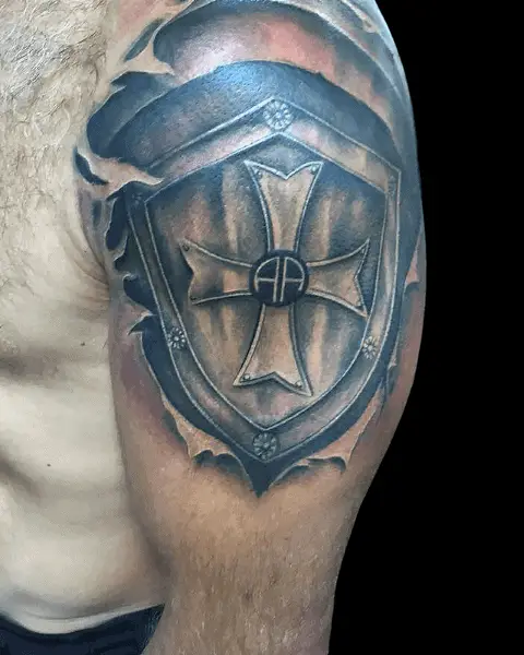 Armor tattoo ideas for men  ultimate symbol of masculinity and strength