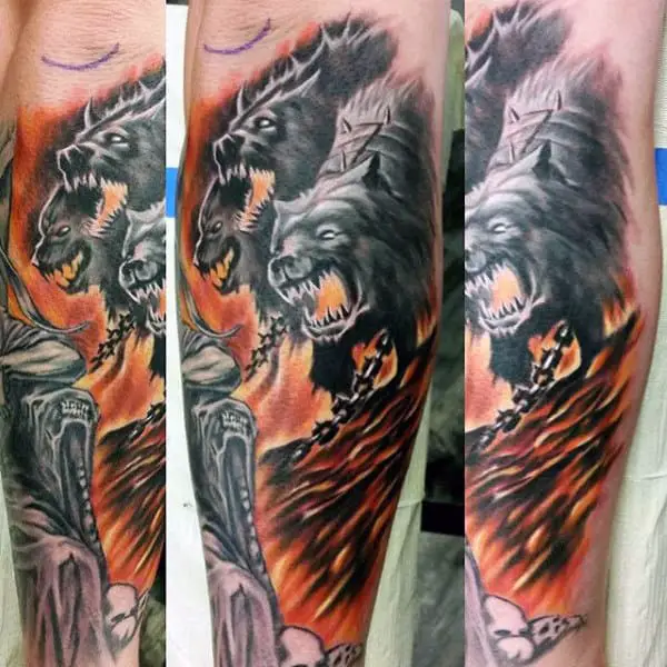 Cerberus Greek Mythology Tattoo