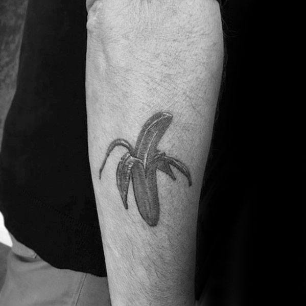 detailed-small-outer-forearm-banana-guys-tattoo-ideas