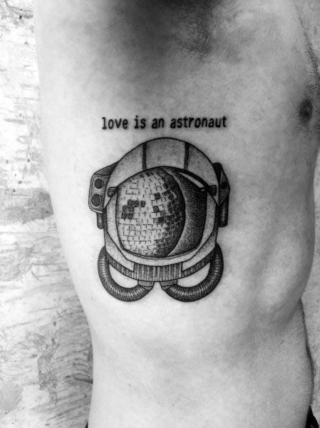 disco-ball-mens-tattoos-on-rib-cage-side-of-body