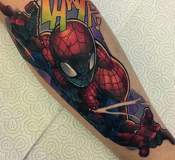 glorious-spiderman-tattoos-male-forearm-ideas