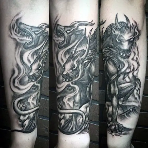 manly-guys-forearm-cerberus-greek-tattoo-designs